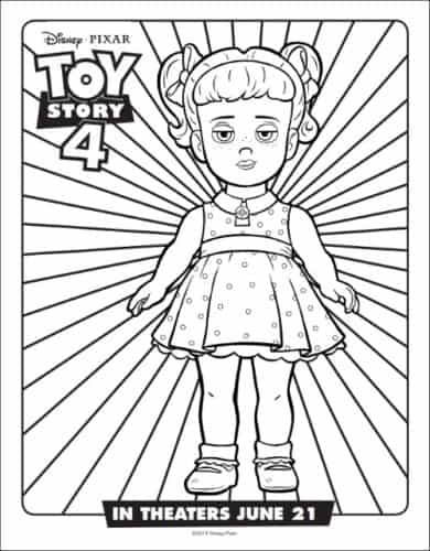Gabby Gabby From Toy Story Coloring Page 