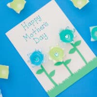 Egg Carton Mother's Day Card