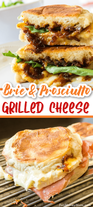 Brie Grilled Cheese With Prosciutto And Caramelized Onions