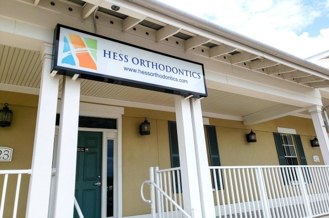 Sign for Hess Orthodontics