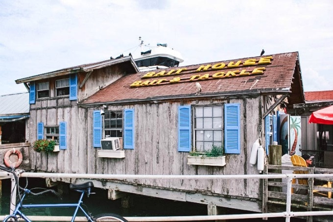 One of the best places to eat in Clearwater, Florida, The Bait House