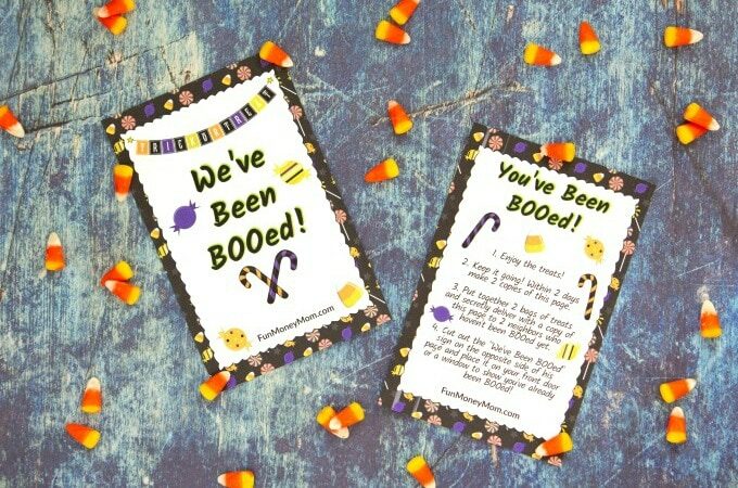 You've been booed printables