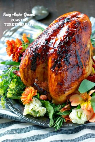 Easy maple glazed roasted turkey breast