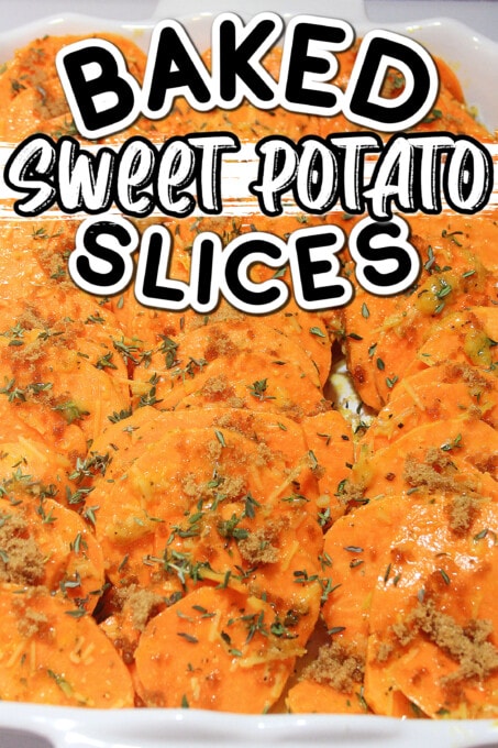 Roasted Sweet Potato Slices Pin 2