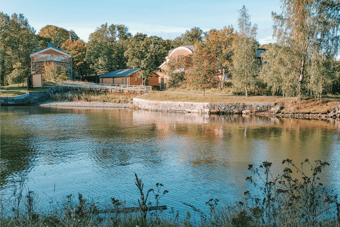Looking across the river on Suomenlinna Island