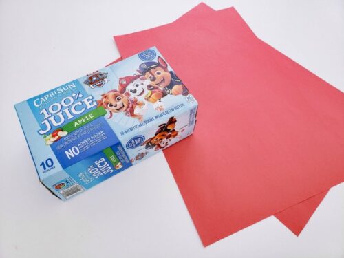 Paper and box for LEGO valentine box