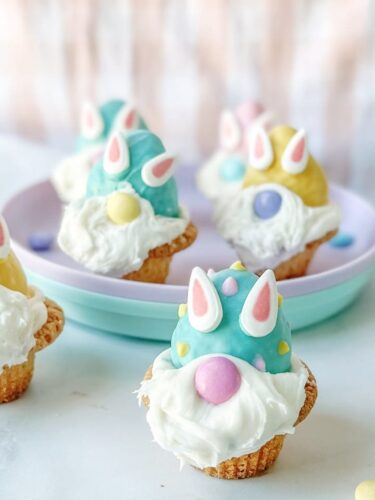 Sugar cookie cup with an Easter gnome theme