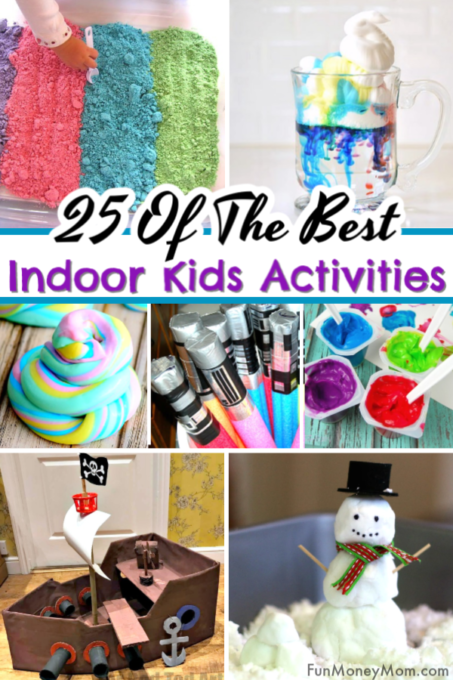 25 Awesome Indoor Activities For Kids | Fun Money Mom