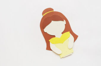 Princess Belle Paper Doll Craft | Fun Money Mom