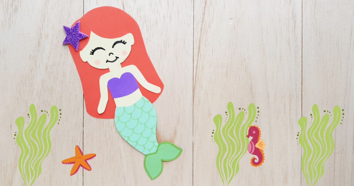 Princess Ariel Paper Doll Craft Fun Money Mom