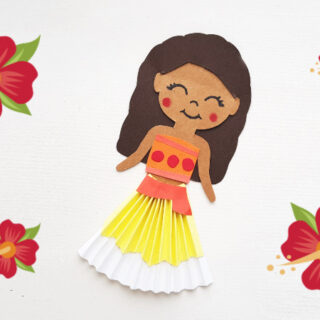 moana paper doll