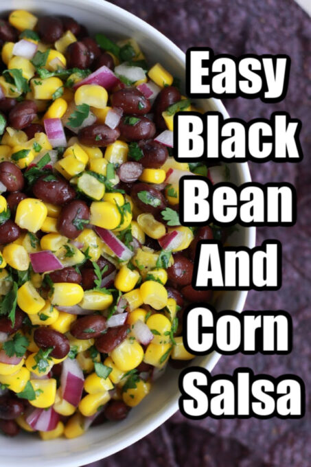 Black Bean And Corn Salsa Pin 1