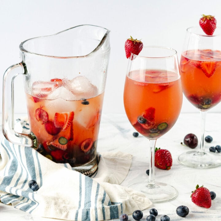 White Wine Sangria With Berries Fun Money Mom