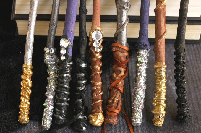 DIY Harry Potter Wands feature 2