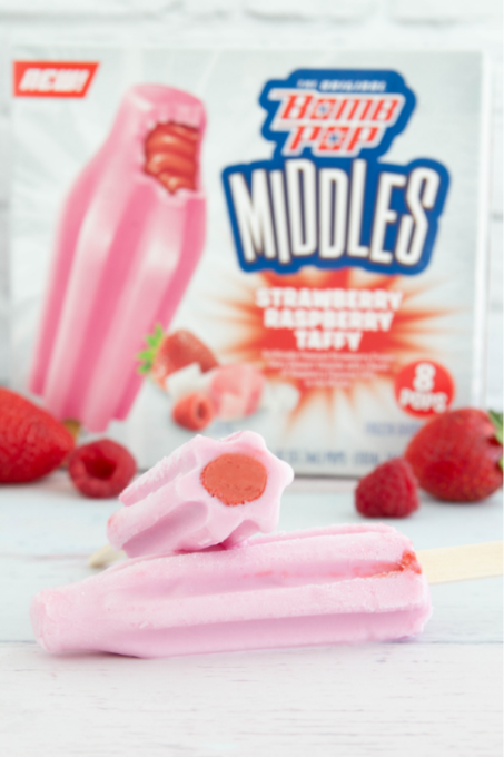 Bomb Pop Middles Strawberry Raspberry Taffy