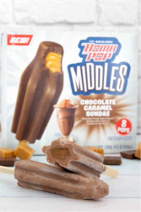 Bomb Pop Middles Chocolate Caramel Sundae flavor