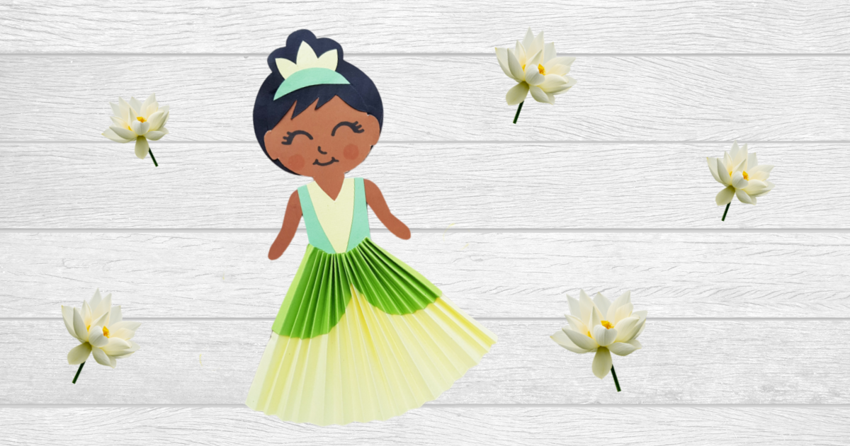 tiana paper doll