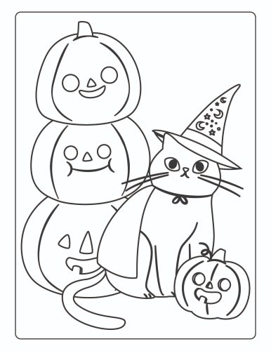 Halloween Coloring Pages (free printables) | Fun Money Mom