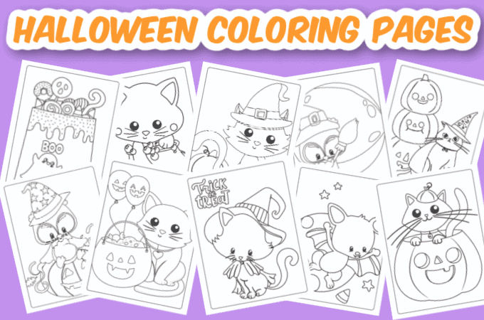 Halloween Coloring Pages (Free Printables)