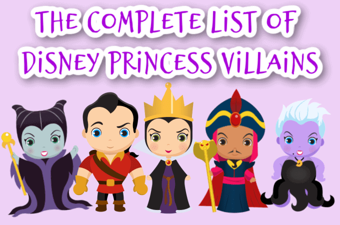 disney princess villains list