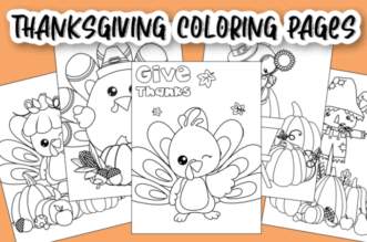 Thanksgiving Coloring Pages feature