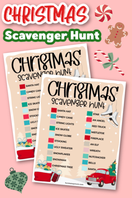 Christmas scavenger hunt pin 2