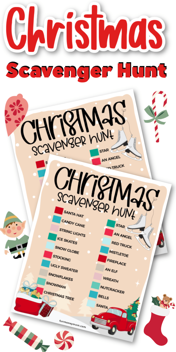 Christmas Scavenger Hunt For Kids | Fun Money Mom