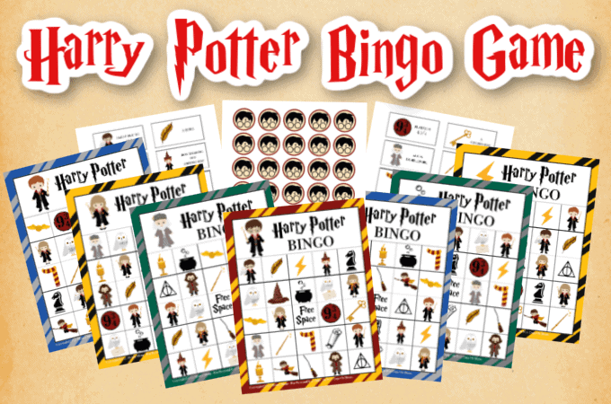 Harry Potter Bingo Game Printables