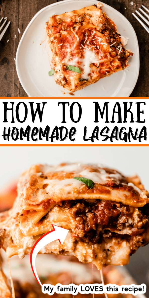 Easy Homemade Lasagna Recipe | Fun Money Mom