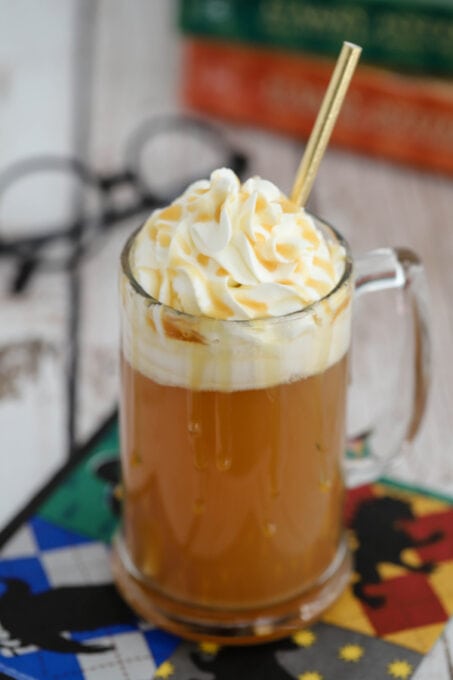 Adding more creme soda for Butterbeer