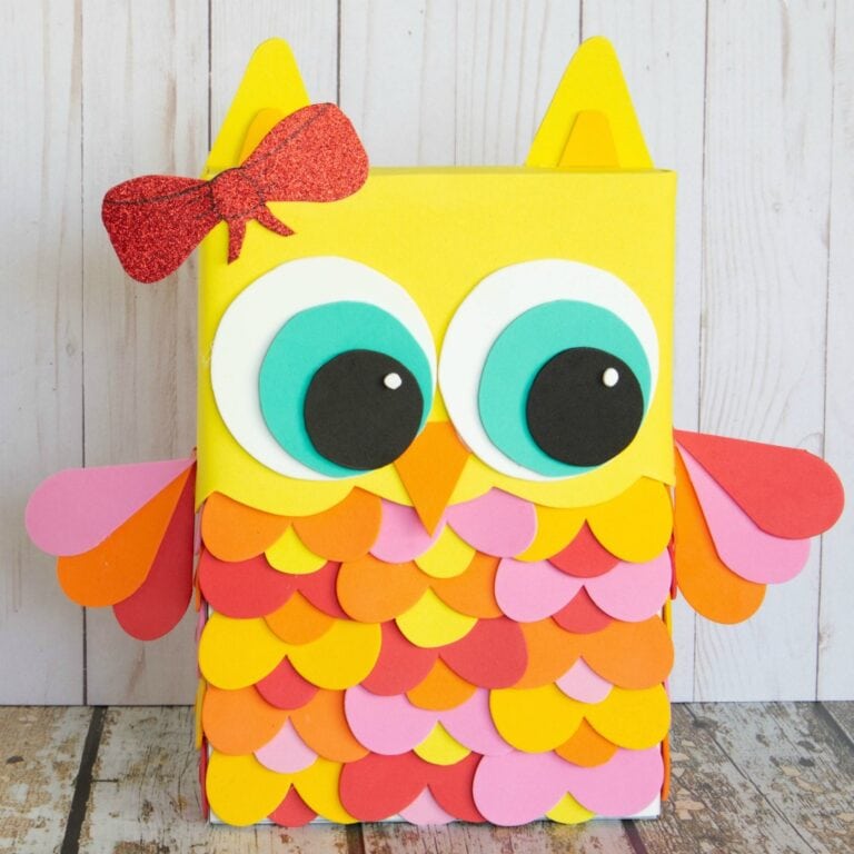 Adorable Owl Valentine Box