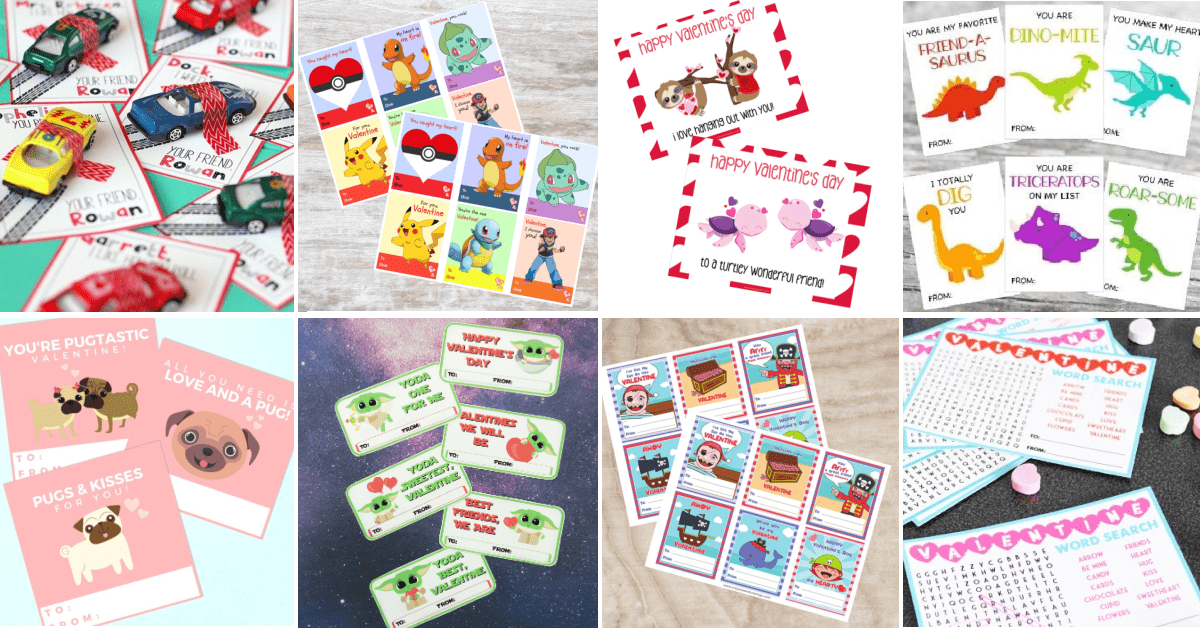 35+ Free Printable Valentine Cards For Kids - Fun Money Mom