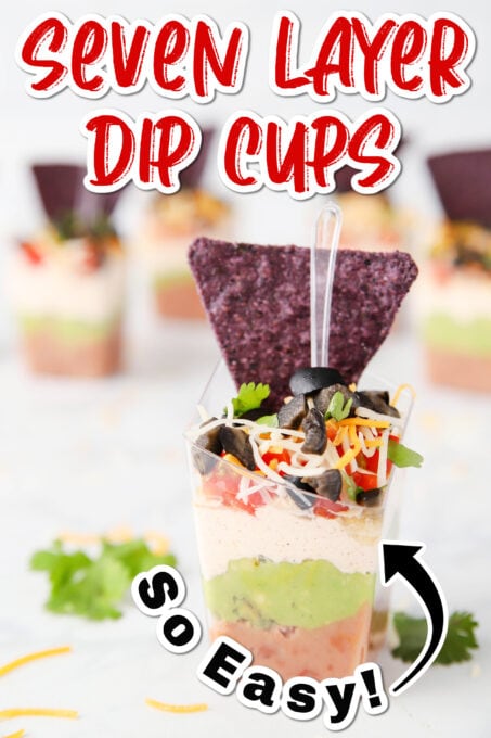 Seven Layer Dip Cups Pin 1