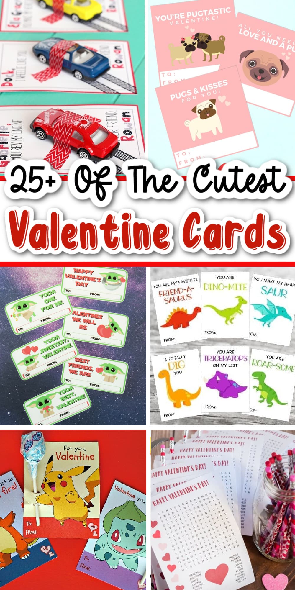 25+ Free Printable Valentine Cards For Kids | Fun Money Mom