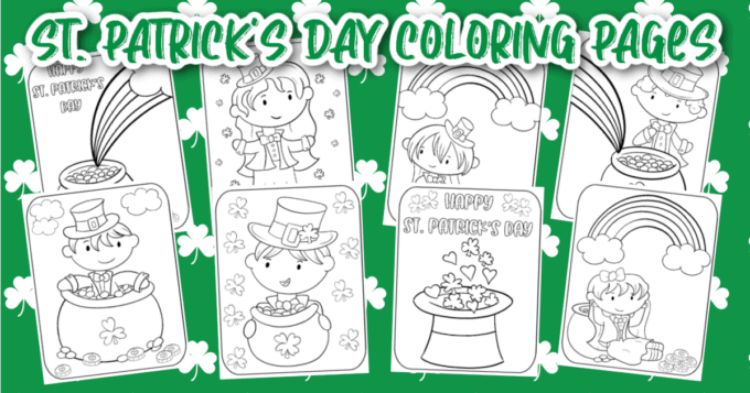 St. Patricks Day Coloring Pages Facebook