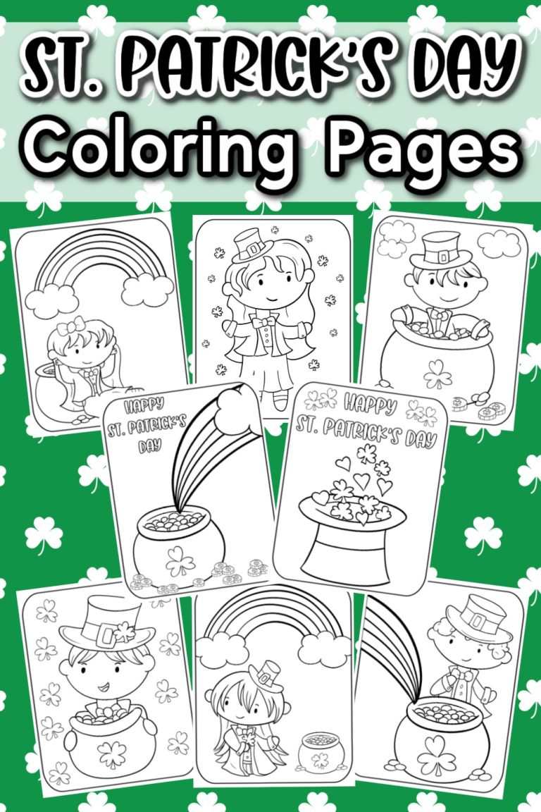 St. Patrick's Day Coloring Pages | Fun Money Mom