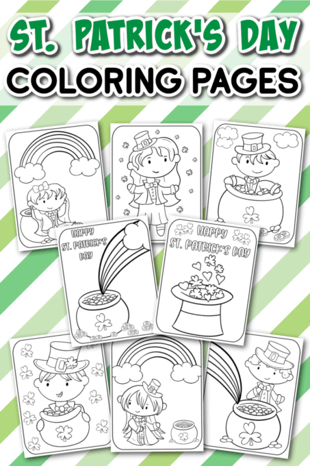 St. Patrick's Day Coloring Pages Pin 2