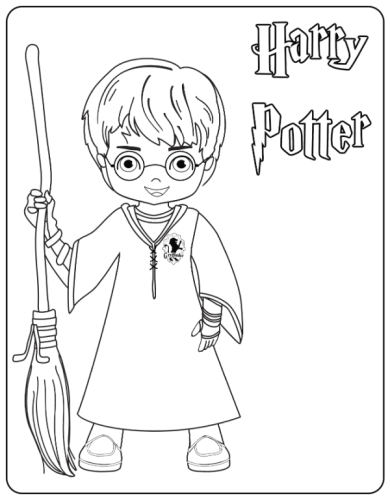 41+ Harry Potter Coloring Pages (Free Printables)