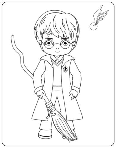 41+ Harry Potter Coloring Pages (Free Printables)