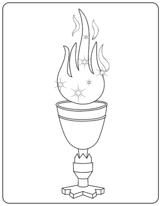 Goblet of Fire coloring page