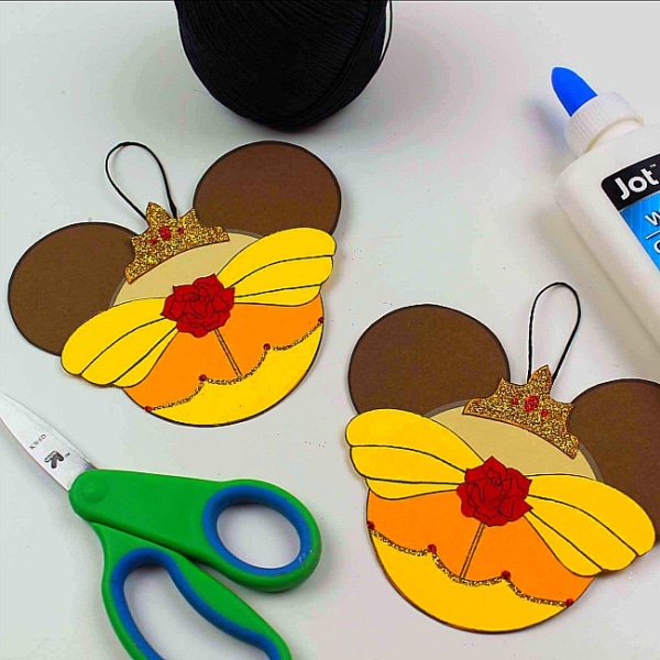 Belle inspired Mickey craft
