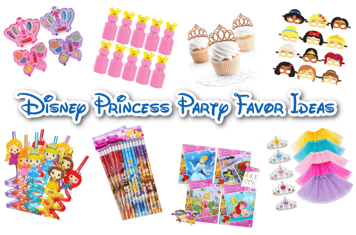 DISNEY PRINCESS PARTY LOOT BAGS Birthday Party Supplies Gift Pack Favour Kids 
