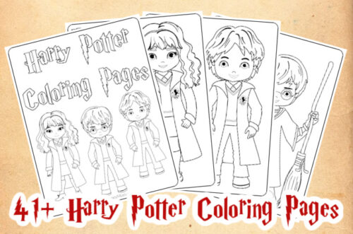 Harry potter printable coloring pages