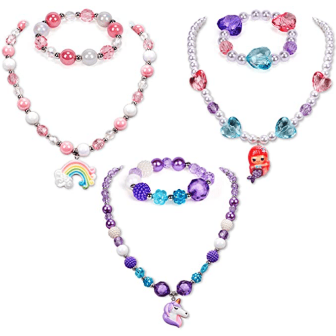 Fancy necklaces for princess party