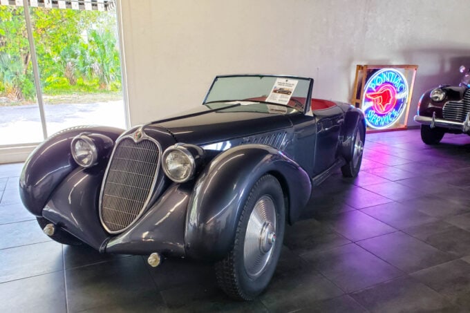 Classic car for sale at the Sarasota Classic Car Museum