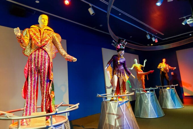 Circus performer costumes at The Circus Museum