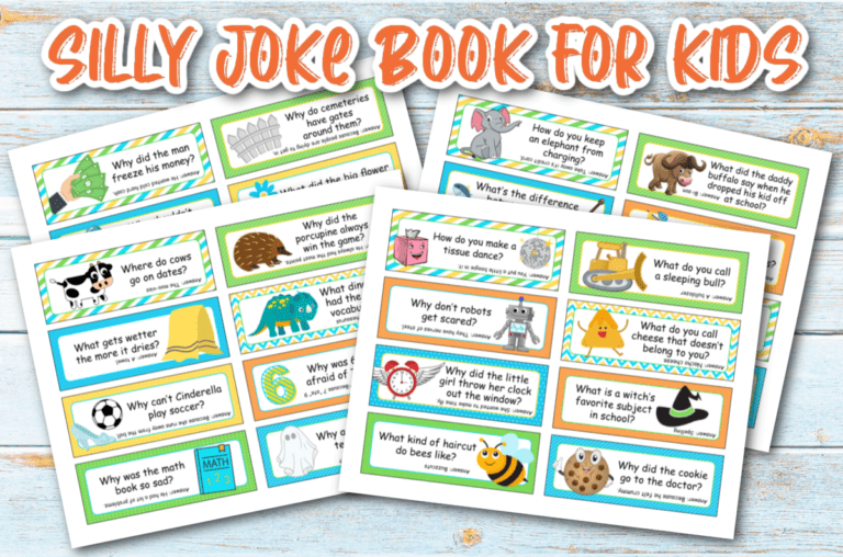 Silly Joke Book For Kids (Free Printable)