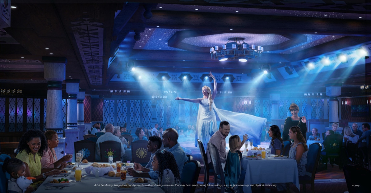 Arendelle Frozen Dining Adventure on the Disney Wish