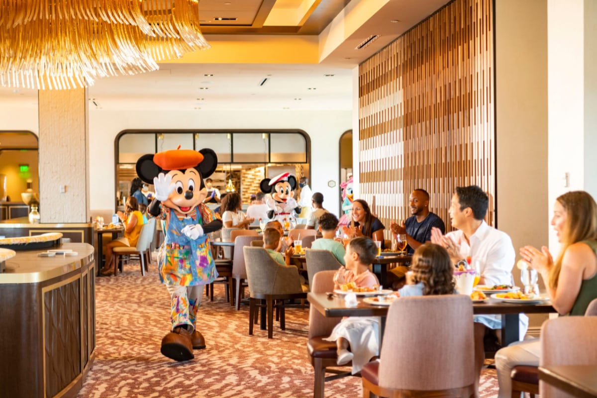 Character dining at Disney's Riviera Resort