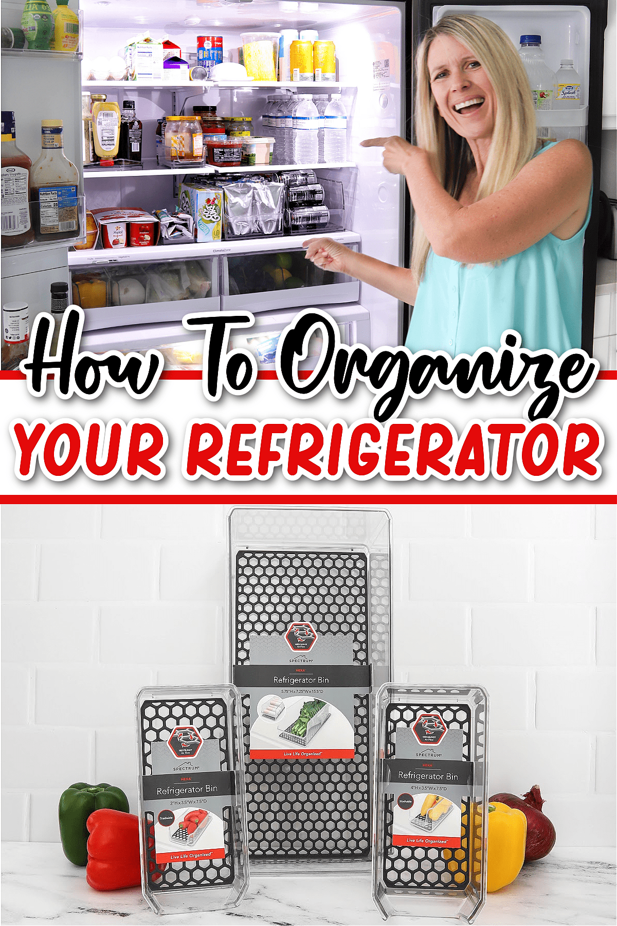 How To Organize Your Refrigerator Pin